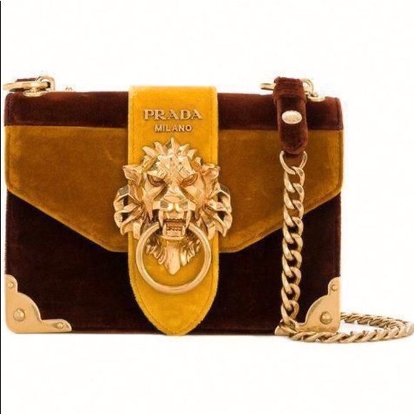 prada lion purse